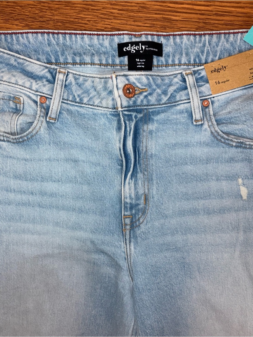 Funky New Edgely High Rise Ripped Jeans - Picture 4 of 5